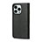 Custodia Portafoglio In Pelle Cover con Supporto L04 per Apple iPhone 14 Pro Max Nero