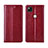 Custodia Portafoglio In Pelle Cover con Supporto L04 per Google Pixel 4a Rosso Rosa