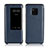 Custodia Portafoglio In Pelle Cover con Supporto L04 per Huawei Mate 20 Pro Blu