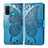 Custodia Portafoglio In Pelle Cover con Supporto L04 per Huawei Nova Lite 3 Plus Cielo Blu