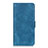Custodia Portafoglio In Pelle Cover con Supporto L04 per Oppo A11s Blu