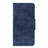 Custodia Portafoglio In Pelle Cover con Supporto L04 per Oppo A91 Blu