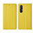 Custodia Portafoglio In Pelle Cover con Supporto L04 per Oppo Reno3 Pro Giallo