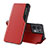 Custodia Portafoglio In Pelle Cover con Supporto L04 per Oppo Reno9 5G Rosso