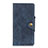 Custodia Portafoglio In Pelle Cover con Supporto L04 per Realme C17 Blu