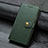 Custodia Portafoglio In Pelle Cover con Supporto L04 per Samsung Galaxy A31 Verde