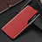 Custodia Portafoglio In Pelle Cover con Supporto L04 per Samsung Galaxy S24 Plus 5G Rosso