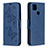 Custodia Portafoglio In Pelle Cover con Supporto L04 per Xiaomi Redmi 9 Activ