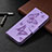 Custodia Portafoglio In Pelle Cover con Supporto L04 per Xiaomi Redmi 9 India Viola