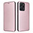 Custodia Portafoglio In Pelle Cover con Supporto L04Z per Huawei Honor X7a Oro Rosa