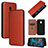 Custodia Portafoglio In Pelle Cover con Supporto L04Z per Nokia C01 Plus