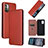 Custodia Portafoglio In Pelle Cover con Supporto L04Z per Nokia G11