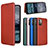 Custodia Portafoglio In Pelle Cover con Supporto L04Z per Nokia G11