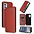 Custodia Portafoglio In Pelle Cover con Supporto L04Z per Nokia G60 5G