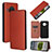 Custodia Portafoglio In Pelle Cover con Supporto L04Z per Nokia X10