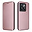 Custodia Portafoglio In Pelle Cover con Supporto L04Z per OnePlus 10T 5G Oro Rosa