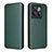 Custodia Portafoglio In Pelle Cover con Supporto L04Z per OnePlus 10T 5G Verde