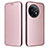 Custodia Portafoglio In Pelle Cover con Supporto L04Z per OnePlus 11 5G Oro Rosa