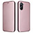 Custodia Portafoglio In Pelle Cover con Supporto L04Z per Realme 10 Pro 5G Oro Rosa