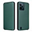 Custodia Portafoglio In Pelle Cover con Supporto L04Z per Realme C31 Verde