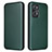 Custodia Portafoglio In Pelle Cover con Supporto L04Z per Realme GT Neo2 5G Verde