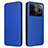 Custodia Portafoglio In Pelle Cover con Supporto L04Z per Realme GT3 5G Blu