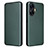 Custodia Portafoglio In Pelle Cover con Supporto L04Z per Realme Narzo N55 Verde