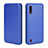 Custodia Portafoglio In Pelle Cover con Supporto L04Z per Samsung Galaxy A01 SM-A015 Blu