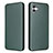 Custodia Portafoglio In Pelle Cover con Supporto L04Z per Samsung Galaxy A04E Verde