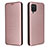 Custodia Portafoglio In Pelle Cover con Supporto L04Z per Samsung Galaxy A12 Oro Rosa