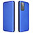 Custodia Portafoglio In Pelle Cover con Supporto L04Z per Samsung Galaxy A72 4G Blu