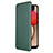 Custodia Portafoglio In Pelle Cover con Supporto L04Z per Samsung Galaxy M02s Verde