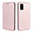 Custodia Portafoglio In Pelle Cover con Supporto L04Z per Samsung Galaxy S20 FE 4G Oro Rosa