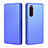 Custodia Portafoglio In Pelle Cover con Supporto L04Z per Sony Xperia 5 Blu