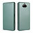 Custodia Portafoglio In Pelle Cover con Supporto L04Z per Sony Xperia 8 Verde