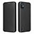 Custodia Portafoglio In Pelle Cover con Supporto L04Z per Wiko Y82 Nero