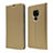 Custodia Portafoglio In Pelle Cover con Supporto L05 per Huawei Mate 20 Oro