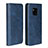 Custodia Portafoglio In Pelle Cover con Supporto L05 per Huawei Mate 20 Pro Blu