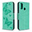 Custodia Portafoglio In Pelle Cover con Supporto L05 per Huawei Nova Lite 3 Plus Verde