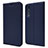 Custodia Portafoglio In Pelle Cover con Supporto L05 per Huawei P20 Pro Blu