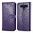 Custodia Portafoglio In Pelle Cover con Supporto L05 per LG K41S Viola