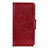 Custodia Portafoglio In Pelle Cover con Supporto L05 per OnePlus 8T 5G Rosso