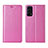 Custodia Portafoglio In Pelle Cover con Supporto L05 per Oppo Find X3 Lite 5G Rosa