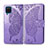 Custodia Portafoglio In Pelle Cover con Supporto L05 per Samsung Galaxy A12 Nacho Lavanda