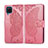 Custodia Portafoglio In Pelle Cover con Supporto L05 per Samsung Galaxy A12 Nacho Rosa