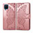 Custodia Portafoglio In Pelle Cover con Supporto L05 per Samsung Galaxy A12 Oro Rosa