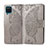 Custodia Portafoglio In Pelle Cover con Supporto L05 per Samsung Galaxy M12 Grigio