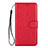 Custodia Portafoglio In Pelle Cover con Supporto L05 per Samsung Galaxy S20 5G Rosso