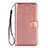 Custodia Portafoglio In Pelle Cover con Supporto L05 per Samsung Galaxy S20 Plus Oro Rosa