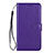 Custodia Portafoglio In Pelle Cover con Supporto L05 per Samsung Galaxy S20 Plus Viola